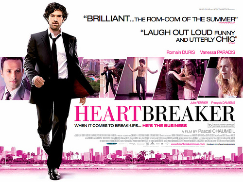 Romain Duris on the Heartbreaker-L'arnacoeur movie poster